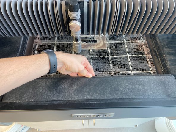 Lift up the front cover