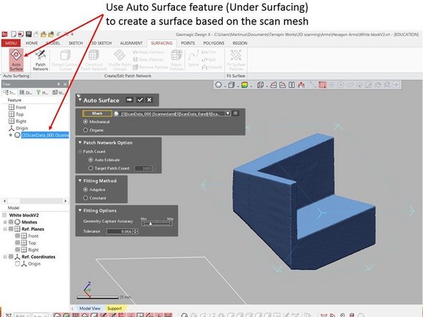 First, download the Block.xrl file from (https://drive.google.com/open?id=1-TS8sX...) and open it using Geomagic Design X