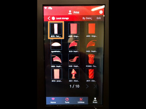 The models are ordered in chronological order with the most recently edited being first