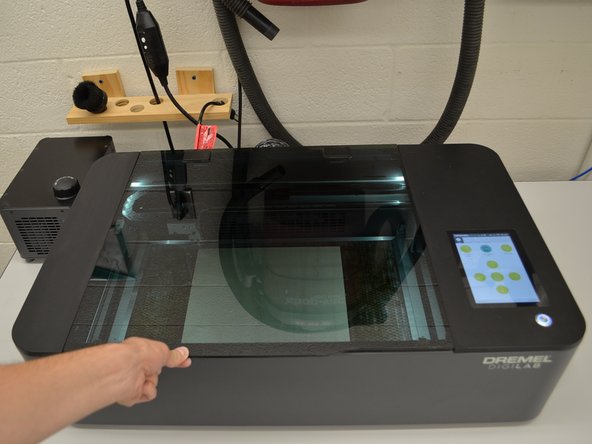 Wait for the exhaust to come up to full power before continuing.