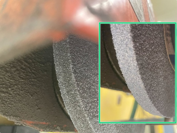 ONLY use the MIDDLE wheel. When dressing you should only be moving in forwards and backwards motion. DO NOT touch the left hand wheel.