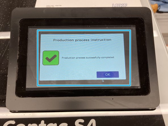 Rinse with tap water and dry with a heat gun