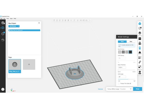 If you are connected to the machine over the local network, these fields will auto-populate with the current printer configuration