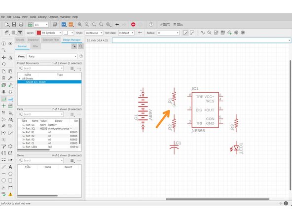Nets are like wires to connect components together.