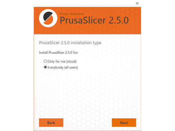 Once downloaded the Setup Wizard window will appear