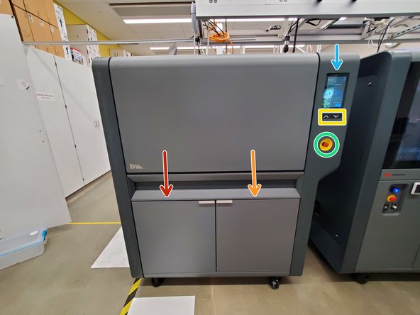 There are two utility cabinets on the furnace