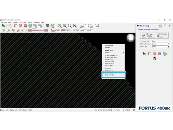 Right click anywhere in the preview window and select Shade toolpaths to get a better view