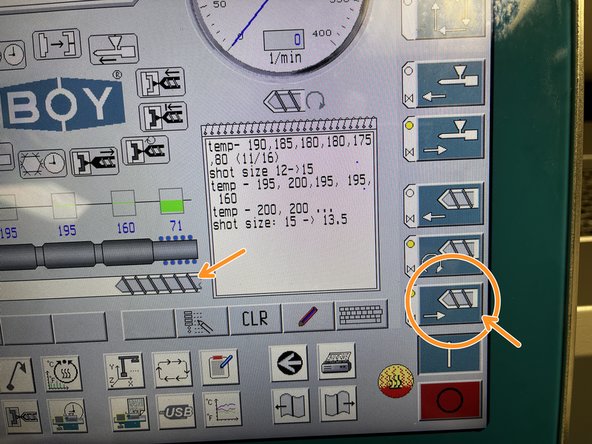 Make sure the plasticizer is all the way to the left and makes full contact with the front plate of the mud.