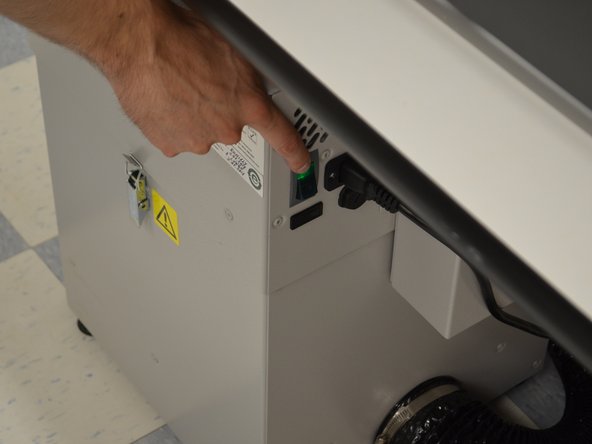 Turn on the exhaust.