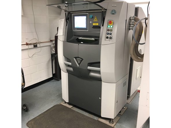 Uses Direct Metal Printing (DMP) technology. Similar to how the Fuse prints