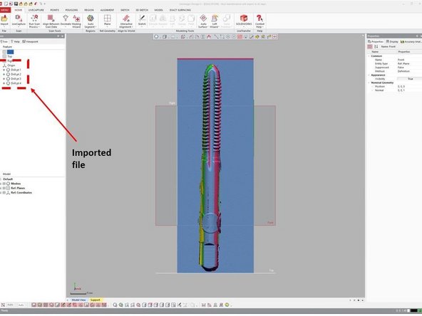 Geomagic Design X software is installed in the 3D scanning PC and laptop. You should be able to find it on the desktop. Let us know if you cannot find the software
