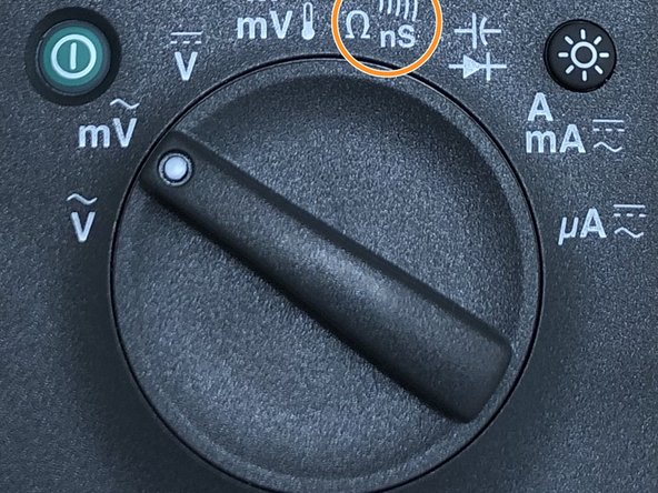 The meter uses three indicators for the absence and presence of continuity: a resistance reading, an open/short indicator, and a beeper