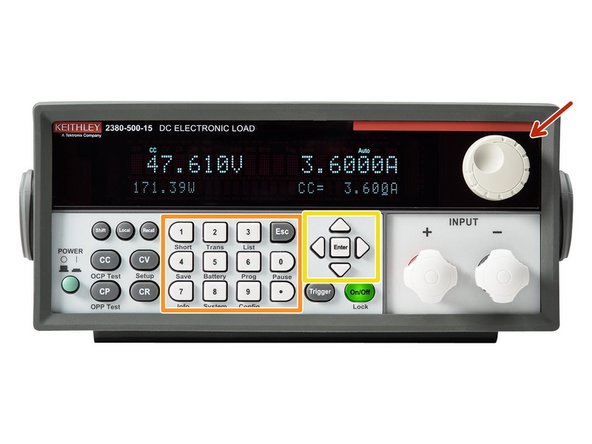Under CV mode, the load consumes sufficient current to maintain the input voltage at the constant setting voltage