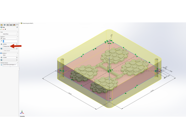 Extrude 'Custom Mold Guide Sketch'