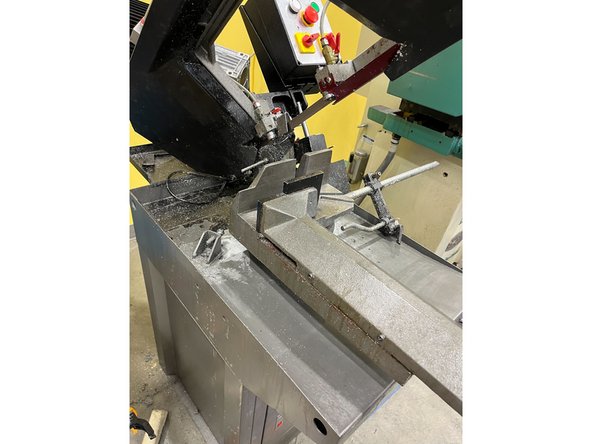 Be sure to sweep up any last scraps and chips that end up on the floor nearby