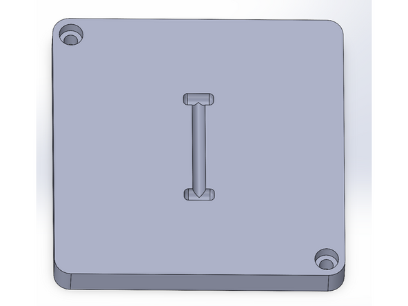 Extrude cut 11mm counterbore pattern from 'Custom Mold Guide' by 6.2mm on both sides, and set the feature scope to all parts.