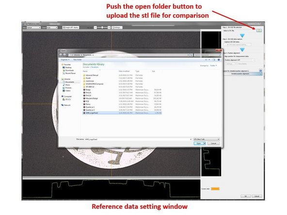 In this exercise we will perform comparison between the scan result of a UMD badge and its CAD model