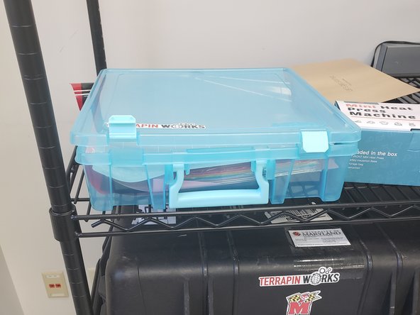 When the cut is complete, remove the entire sheet of vinyl from the blue mat