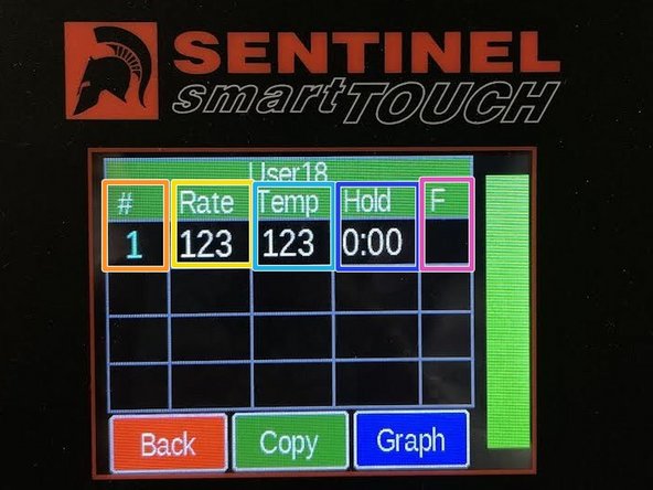 # is the segment for each individual line. If you need different segments, simply select the number and click add segment