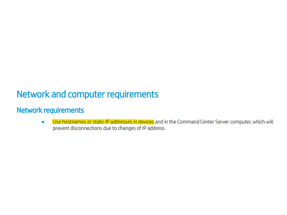 Basically what is happening is that because your file is very large it takes a long time to send to the HP over Wi-Fi. During the entirety of this time, the HP requires you maintain the same IP address to facilitate the transfer.