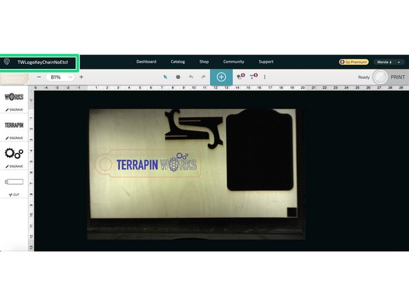 You can insert, remove, or adjust your stock material in the GF at anytime during file set up. It may be useful to put in your stock after importing your design so you can see where it will be engraved on the stock