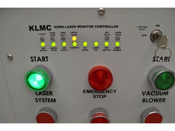 Turn on the chiller (detailed later)