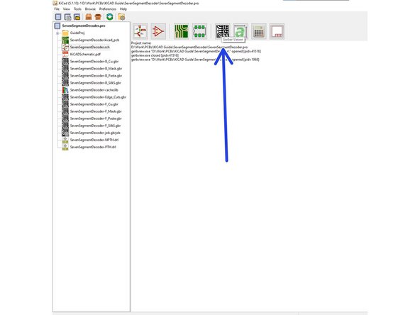 Click on the gerber viewer from the main page