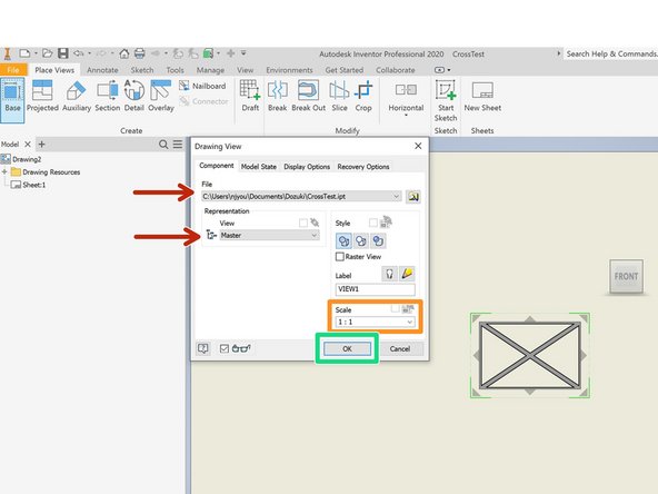 Check that you have the right file and view selected