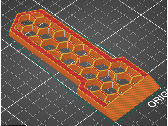 After solid infill, the infill regions will print with Internal Infill, colored dark red in Prusa Slicer. {Picture 2} Instead of printing solid, internal infill typically has voids. This conserves material and print time.