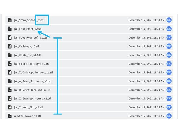 Regardless the location, it's always good practice to look in all of the mentioned areas for part amounts before printing