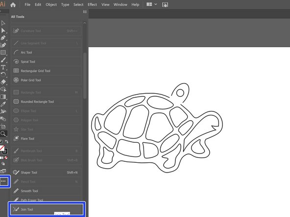 If you have to vector paths you can connect them using the Join Tool