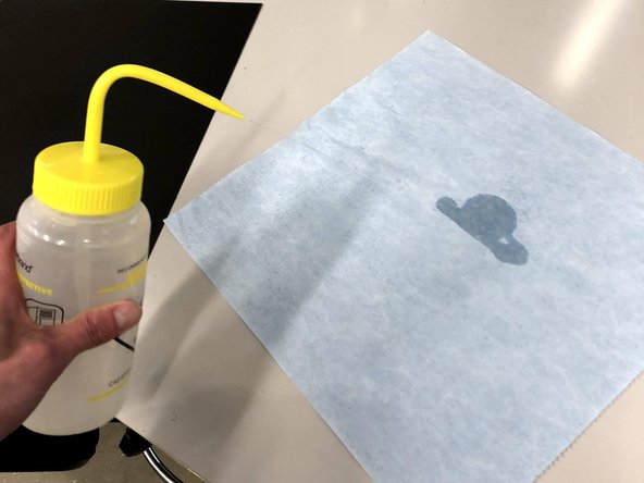 Remove any support remnants from the build surface