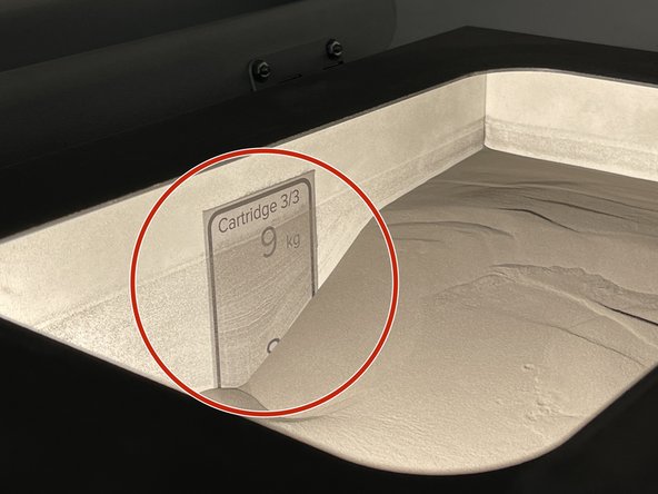 Reference Software Dozuki for needed powder quantity.