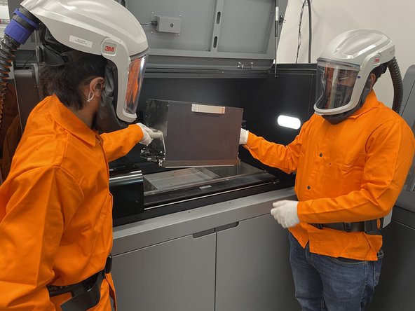 Start with the front left corner, and work around the box