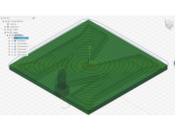 In the tool tab click select tool to open the Datron tool library. Inside the tool library select the #10 - 14mm Diameter Face Mill. When tools are imported, they will change the feeds and speeds in the tool tab depending on what tool it is.