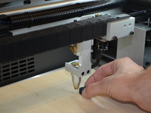 Remove the focusing puck.