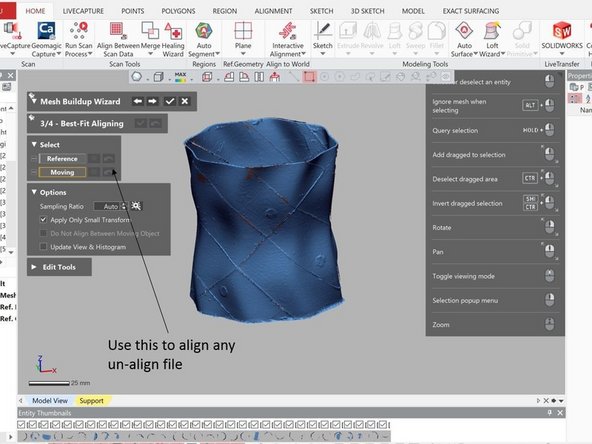 Normally, Hexagon Arms should produce results that are well align
