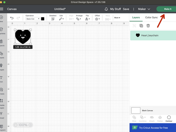 Move the sticker so that it will be in the corner of the vinyl sheet you cut.