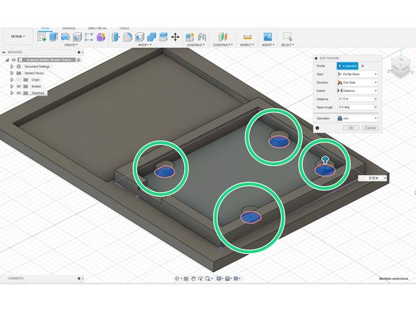 Be sure not to leave any blue lines, which means the sketch has undefined properties.