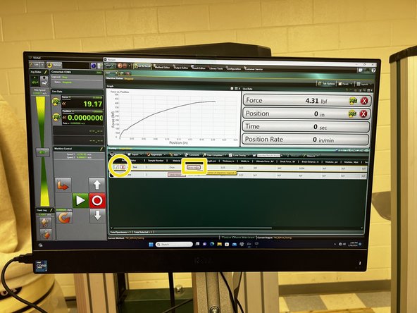 Enter the area using the width and thickness. Again, this can be a rough estimate. Then click the green check mark.