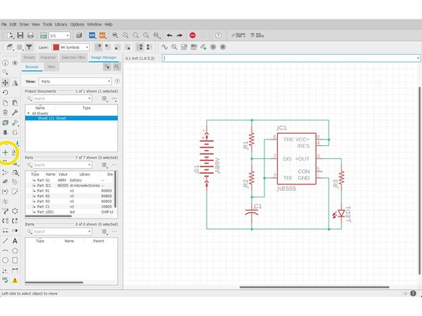 Select the Nets Tool