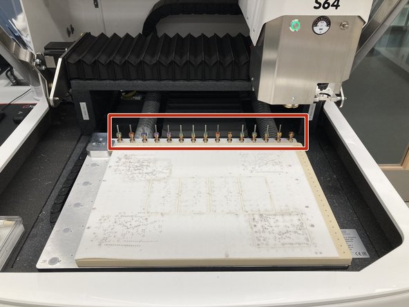 Held in the tool changer