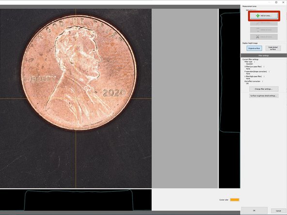 Select Surf R from the top toolbox