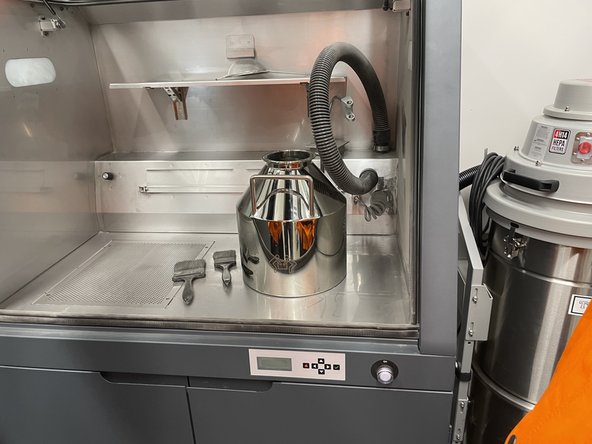 It may be hot, so use heat gloves