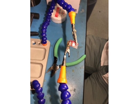 You're finished! Feel free to take your soldered part off of the helping hands.