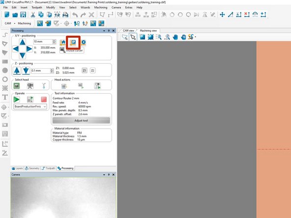 If there is a tool in the collet, unload it