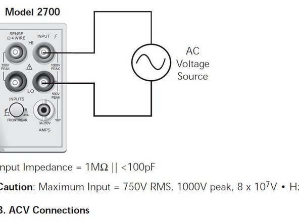 Make sure the INPUT switch is in the F position.