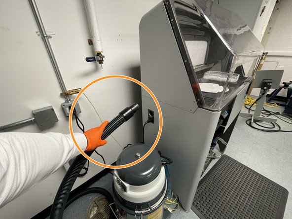 Open the air filter access door on the right side of the Fuse.