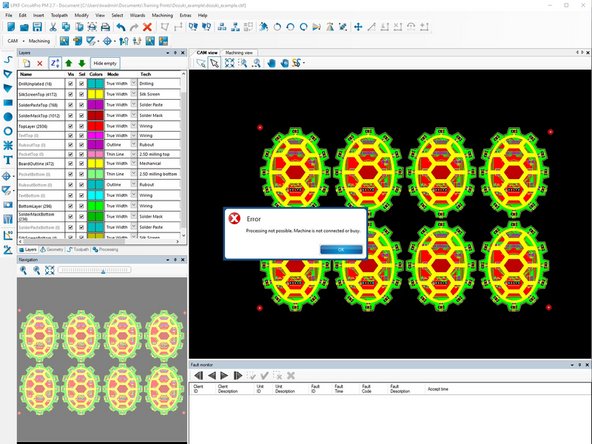 The ProtoMat may have connected automatically if you had it on when you started CircuitPro