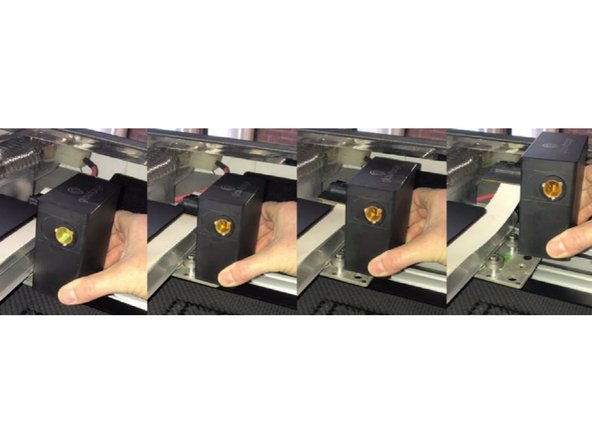 After every 40 hours of print time the lens should be cleaned